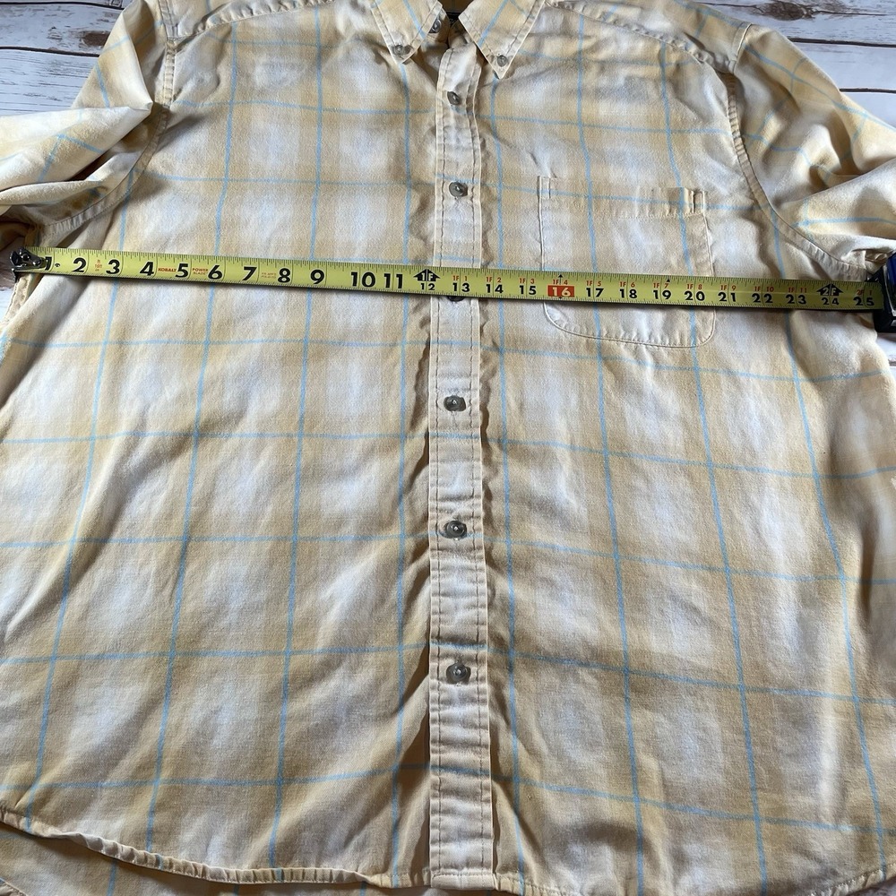 Eddie Bauer Men's XL Plaid Button Down Shirt Long‎ Sleeve Flannel 90s - Picture 4 of 7
